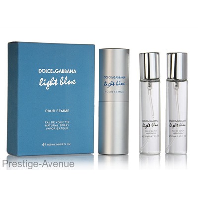 Dolce & Gabbana - Туалетная вода Light Blue 3х20 ml (w)