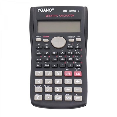 Калькулятор Научный для ЕГЭ Alingar 12 разрядов 8,5*16см черный S-82MS  AL11128