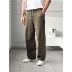 Брюки джоггеры на резинке из премиального футера двухнитки