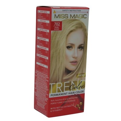 MISS MAGIC Стойкая краска д/волос 702 жемчужный блондин