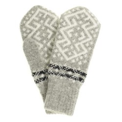 Варежки женские "Ромб с орнаментом" ПП 3236-7