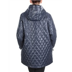 M816 DARK BLUE Куртка стеганая демисезонная женская (100 гр. синтепон) размер 54