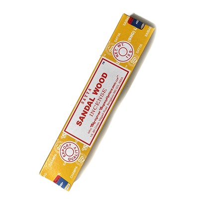 SANDALWOOD Incense, Satya (Благовония САНДАЛОВОЕ ДЕРЕВО, Сатья), 15 г.