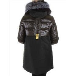 8186 Пальто женское с натуральным мехом Jarius размер XL - 48 российский