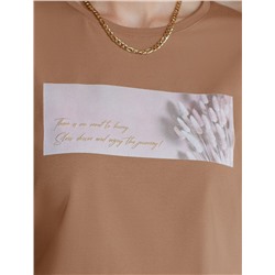 Футболка из премиального хлопка с авторским принтом