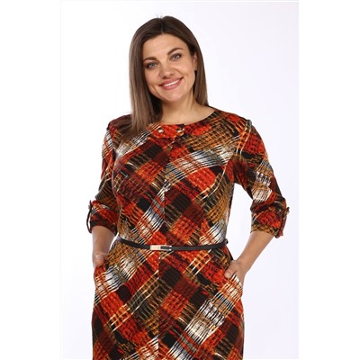 Lady Style Classic 771/3 рыже-кирпичный, Платье