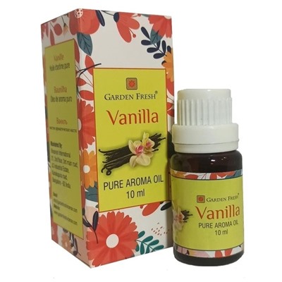 VANILLA Pure Aroma Oil, Garden Fresh (ВАНИЛЬ, чистое ароматическое масло, Гарден Фреш), 10 мл.
