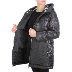 Z618-1 BLACK Куртка демисезонная женская (100 гр. синтепон) размеры 54