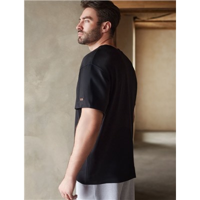 Свободная футболка  с авторским принтом