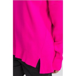 Женский джемпер оверсайз с воротником-стойкой Happyfox