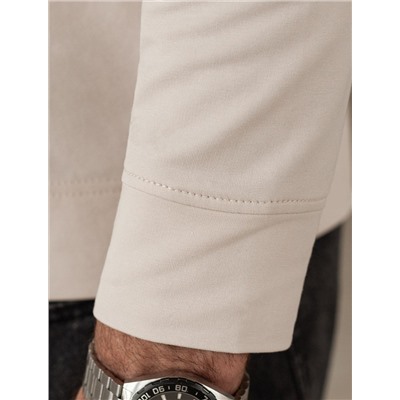 Лонгслив с воротником поло на пуговицах из премиального хлопка с эластаном