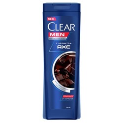 CLEAR Шампунь п/перхоти муж. 380ml Men  С ароматом AXE