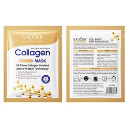 Омолаживающая маска для лица с коллагеном SADOER Collagen Anti-aging mask