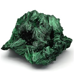 Малахита плисовый 73*62*37мм, 177г