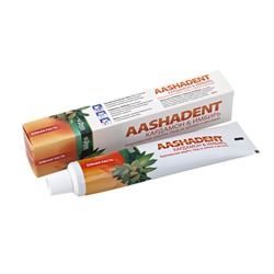 Зубная паста AASHADENT КАРДАМОН И ИМБИРЬ комплексная защита, уход за зубами и дёснами, Aasha Herbals, 100 г.