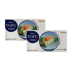 Тофу Silken Tofu Firm Jions, Япония, 2шт x 300 г. Срок до 19.08.2024.Распродажа