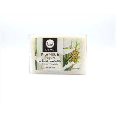 U&I Spa Soap RICE MILK & YOGURT (Спа мыло РИСОВОЕ МОЛОКО И ЙОГУРТ), 100 г.