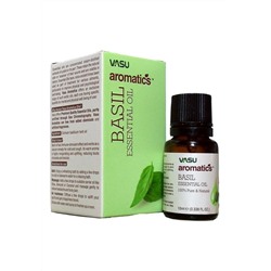 BASIL Essential Oil, 100% Pure & Natural, Vasu (БАЗИЛИК Эфирное масло, 100% чистое и натуральное, Васу), 10 мл.