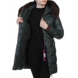 YM13-068 Пальто женское зимнее (холлофайбер, натуральный мех) размер 42