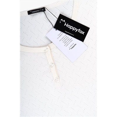 Женская пижама с брюками из ажурного хлопка Happyfox