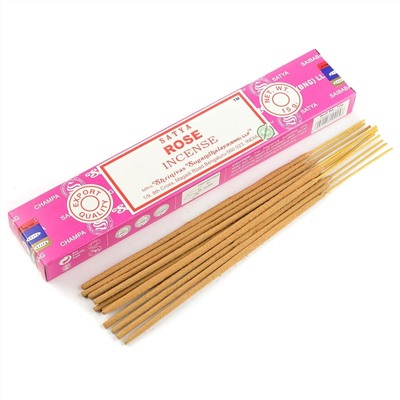 ROSE Incense, Satya (Благовония РОЗА, Сатья), 15 г.