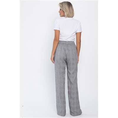 Брюки Брайн (серые/клетка) Б14105-34М