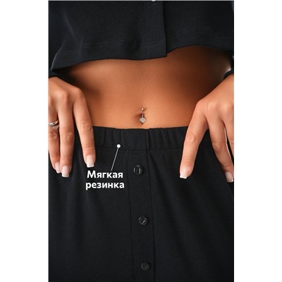 Женская пижама - тройка из ажурного хлопка Happyfox