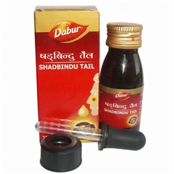 SHADBINDU TAIL, Dabur (ШАДБИНДУ МАСЛО, для лечения уха-горла-носа, Дабур), 50 мл.