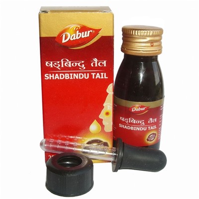 SHADBINDU TAIL, Dabur (ШАДБИНДУ МАСЛО, для лечения уха-горла-носа, Дабур), 50 мл.