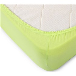 Простыня «Салатовый», Трикотаж, 120 г/м2, 90*200*20