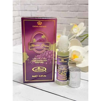 GRAPES Concentrated Perfume, Al-Rehab (Масляные арабские духи ВИНОГРАД, Аль-Рехаб), 6 мл.