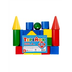 Строительный набор «Теремок-21» в пакете