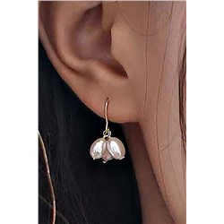 Серьги с речным жемчугом