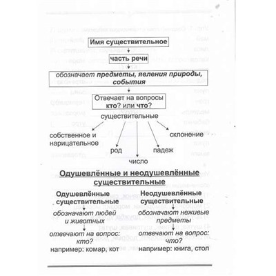 Имя существительное: русский язык легко и быстро