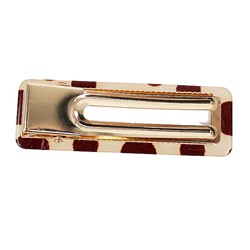 Большой зажим «Горошек» 6.5 см