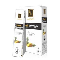 Luxury FRESH PINEAPPLE Premium Incense Sticks, Zed Black (Лакшери СВЕЖИЙ АНАНАС премиум благовония палочки, Зед Блэк), уп. 15 г.