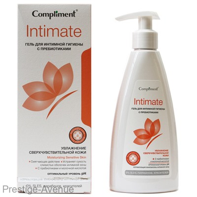 Compliment INTIMATE Гель для интимной гигиены с пребиотиками 250 ml