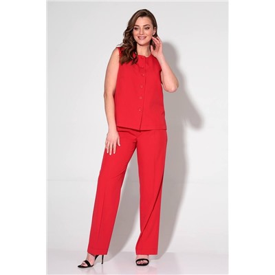 Liona Style 828 красный, Брюки,  Блуза