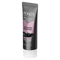 POND'S Bright Miracle Facial Foam with Activated Charcoal ULTIMATE DETOX (ПОНД'С Детокс пенка для умывания с АКТИВИРОВАННЫМ УГЛЕМ), 50 г.