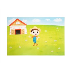 Аппликация на пластике «На ферме»