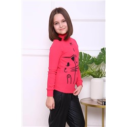 Зимка - водолазка малина