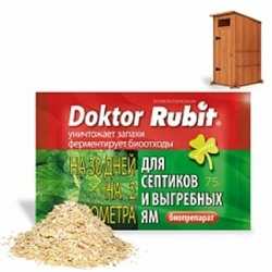 Доктор РУБИТ для выгреб.ям и септиков 75г (ЛЕТТО) /35шт   46078