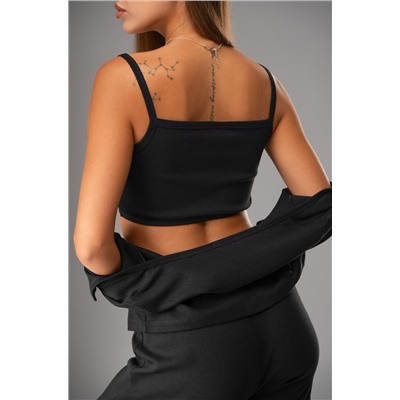 Женская пижама - тройка из ажурного хлопка Happyfox