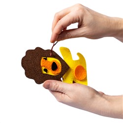 Мягкая игрушка из фетра «Львёнок» своими руками