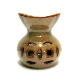 Аромалампа с Седлообразной Чашей, МОНЕТЫ УДАЧИ (керамика, разные цвета, 9,5 см.), 1 шт.