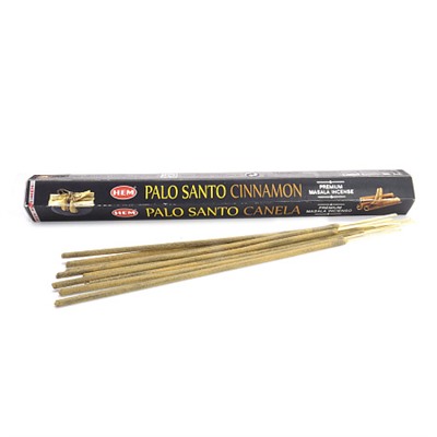 Hem Premium Masala Incense PALO SANTO CINNAMON (Премиум масала благовония ПАЛО САНТО И КОРИЦА, Хем), уп. 15 палочек.