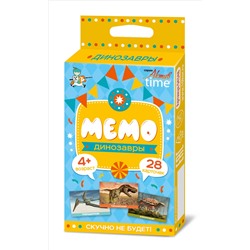 Настольная игра МЕМО «Динозавры» (28 карточек). Серия АКТИВ time