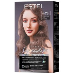 SIGNATURE Крем-гель краска д/волос 8/76 перламутровый туман Estel