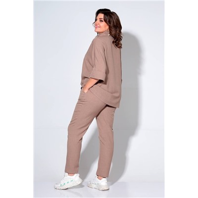 Liona Style 862 мокко, Брюки,  Блуза