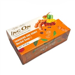 TAMARIND AND HONEY Herbal Soap, Ing On (Растительное мыло С ТАМАРИНДОМ И МЁДОМ), 85 г.